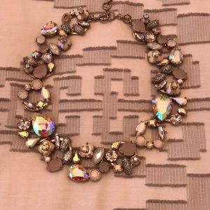 J. Crew Crystal Bib Necklace